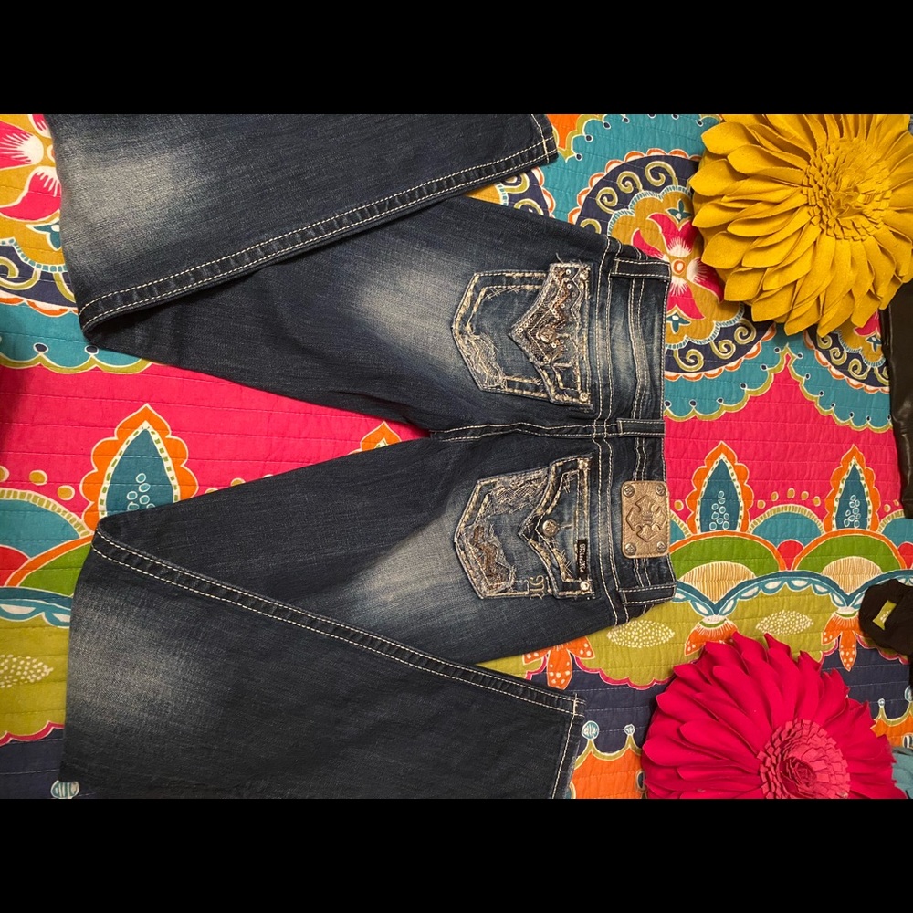 Miss Me jeans. Straight leg. Size 30